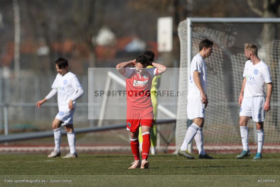 Frust, Nikita Marusenko, Leichtathletik-Stadion, Alzenau, 27.02.2021, DFL, sport, action, Fussball, Deutschland, Februar 2021, Saison 2020/2021, VFR, FCB, 4. Liga, Regionalliga, Regionalliga Südwest, VfR Aalen, FC Bayern Alzenau - Bild-ID: 2289194