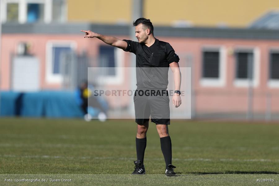 Hände, Arme, gestikuliert, Arianit Besiri, Leichtathletik-Stadion, Alzenau, 27.02.2021, DFL, sport, action, Fussball, Deutschland, Februar 2021, Saison 2020/2021, VFR, FCB, 4. Liga, Regionalliga, Regionalliga Südwest, VfR Aalen, FC Bayern Alzenau - Bild-ID: 2289196