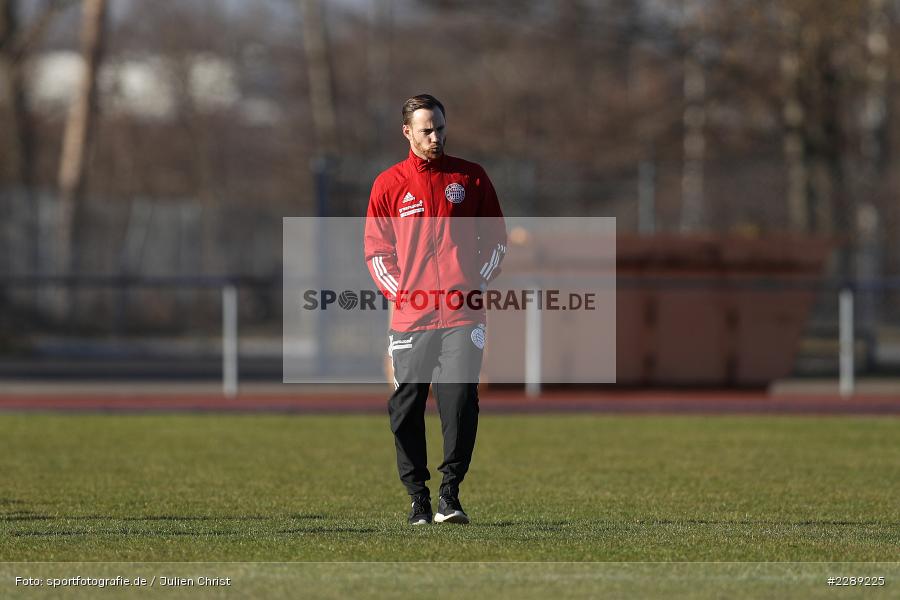 Fabian Bäcker, Leichtathletik-Stadion, Alzenau, 27.02.2021, DFL, sport, action, Fussball, Deutschland, Februar 2021, Saison 2020/2021, VFR, FCB, 4. Liga, Regionalliga, Regionalliga Südwest, VfR Aalen, FC Bayern Alzenau - Bild-ID: 2289225