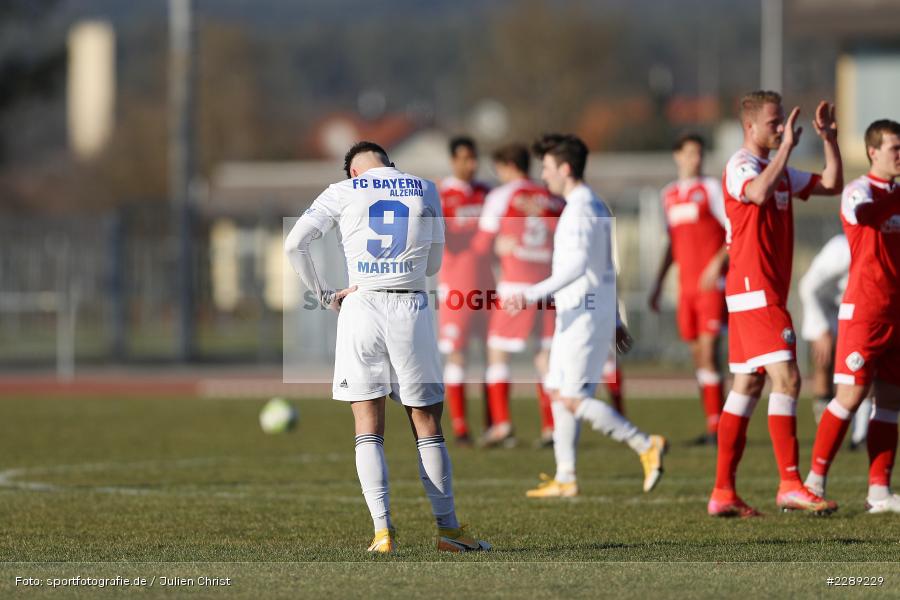 enttäuschung, Michael Martin, Leichtathletik-Stadion, Alzenau, 27.02.2021, DFL, sport, action, Fussball, Deutschland, Februar 2021, Saison 2020/2021, VFR, FCB, 4. Liga, Regionalliga, Regionalliga Südwest, VfR Aalen, FC Bayern Alzenau - Bild-ID: 2289229