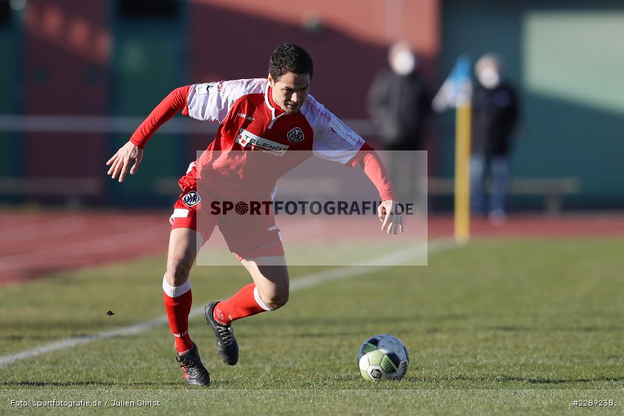 Goson Sakai, Leichtathletik-Stadion, Alzenau, 27.02.2021, DFL, sport, action, Fussball, Deutschland, Februar 2021, Saison 2020/2021, VFR, FCB, 4. Liga, Regionalliga, Regionalliga Südwest, VfR Aalen, FC Bayern Alzenau - Bild-ID: 2289238