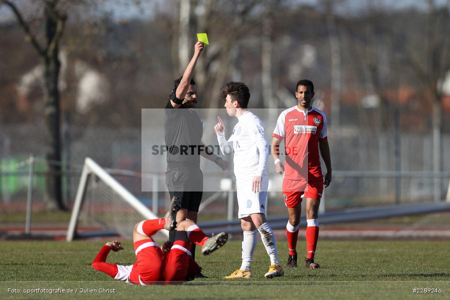 Mahdi Mehnatgir, Arianit Besiri, Leichtathletik-Stadion, Alzenau, 27.02.2021, DFL, sport, action, Fussball, Deutschland, Februar 2021, Saison 2020/2021, VFR, FCB, 4. Liga, Regionalliga, Regionalliga Südwest, VfR Aalen, FC Bayern Alzenau - Bild-ID: 2289246