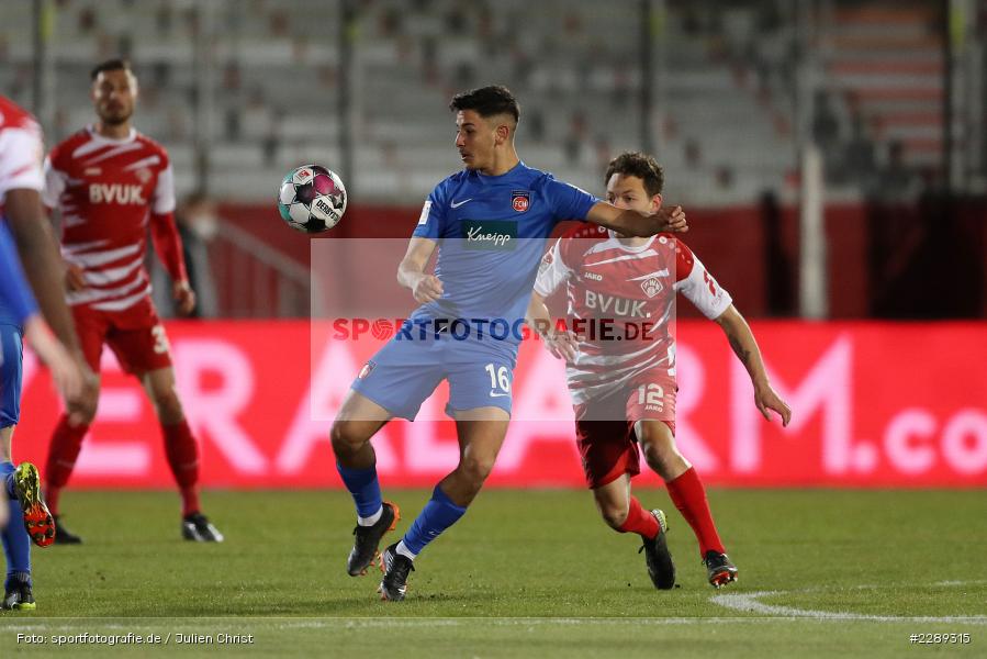Patrick Sontheimer, Kevin Simone Sessa, FLYERALARM Arena, Würzburg, 05.03.2021, DFL, sport, action, Fussball, Deutschland, März 2021, Saison 2020/2021, FCH, FWK, Bundesliga, 2. Bundesliga, FC Heidenheim 1846, FC Würzburger Kickers - Bild-ID: 2289315 Patrick Sontheimer, Kevin Simone Sessa, FLYERALARM Arena, Würzburg, 05.03.2021, DFL, sport, action, Fussball, Deutschland, März 2021, Saison 2020/2021, FCH, FWK, Bundesliga, 2. Bundesliga, FC Heidenheim 1846, FC Würzburger Kickers - Bild-ID: 2289315