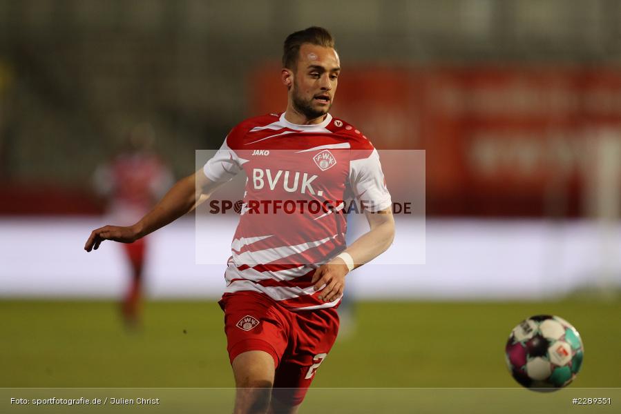 David Kopacz, FLYERALARM Arena, Würzburg, 05.03.2021, DFL, sport, action, Fussball, Deutschland, März 2021, Saison 2020/2021, FCH, FWK, Bundesliga, 2. Bundesliga, FC Heidenheim 1846, FC Würzburger Kickers - Bild-ID: 2289351 David Kopacz, FLYERALARM Arena, Würzburg, 05.03.2021, DFL, sport, action, Fussball, Deutschland, März 2021, Saison 2020/2021, FCH, FWK, Bundesliga, 2. Bundesliga, FC Heidenheim 1846, FC Würzburger Kickers - Bild-ID: 2289351