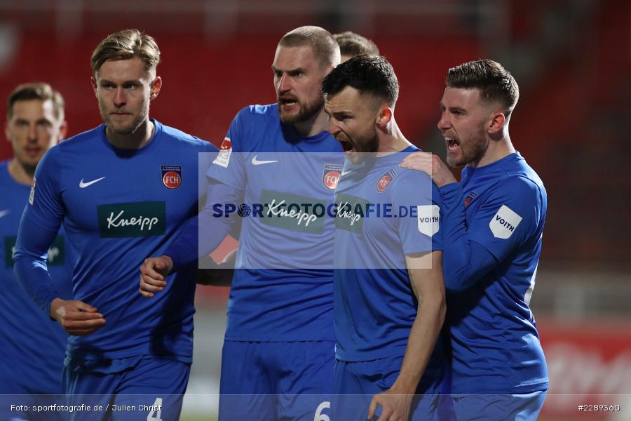 Gestik, Leidenschaft, Freude, Emotionen, Torjubel, Denis Thomalla, FLYERALARM Arena, Würzburg, 05.03.2021, DFL, sport, action, Fussball, Deutschland, März 2021, Saison 2020/2021, FCH, FWK, Bundesliga, 2. Bundesliga, FC Heidenheim 1846, FC Würzburger Kickers - Bild-ID: 2289360 Gestik, Leidenschaft, Freude, Emotionen, Torjubel, Denis Thomalla, FLYERALARM Arena, Würzburg, 05.03.2021, DFL, sport, action, Fussball, Deutschland, März 2021, Saison 2020/2021, FCH, FWK, Bundesliga, 2. Bundesliga, FC Heidenheim 1846, FC Würzburger Kickers - Bild-ID: 2289360