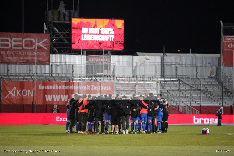 Mannschaftskreis, Schlussansprache, FLYERALARM Arena, Würzburg, 05.03.2021, DFL, sport, action, Fussball, Deutschland, März 2021, Saison 2020/2021, FCH, FWK, Bundesliga, 2. Bundesliga, FC Heidenheim 1846, FC Würzburger Kickers - Bild-ID: 2289391 Mannschaftskreis, Schlussansprache, FLYERALARM Arena, Würzburg, 05.03.2021, DFL, sport, action, Fussball, Deutschland, März 2021, Saison 2020/2021, FCH, FWK, Bundesliga, 2. Bundesliga, FC Heidenheim 1846, FC Würzburger Kickers - Bild-ID: 2289391