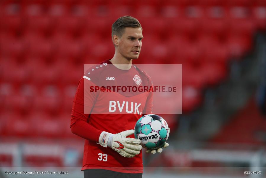 Eric Verstappen, FLYERALARM Arena, Würzburg, 05.03.2021, DFL, sport, action, Fussball, Deutschland, März 2021, Saison 2020/2021, FCH, FWK, Bundesliga, 2. Bundesliga, FC Heidenheim 1846, FC Würzburger Kickers - Bild-ID: 2289430