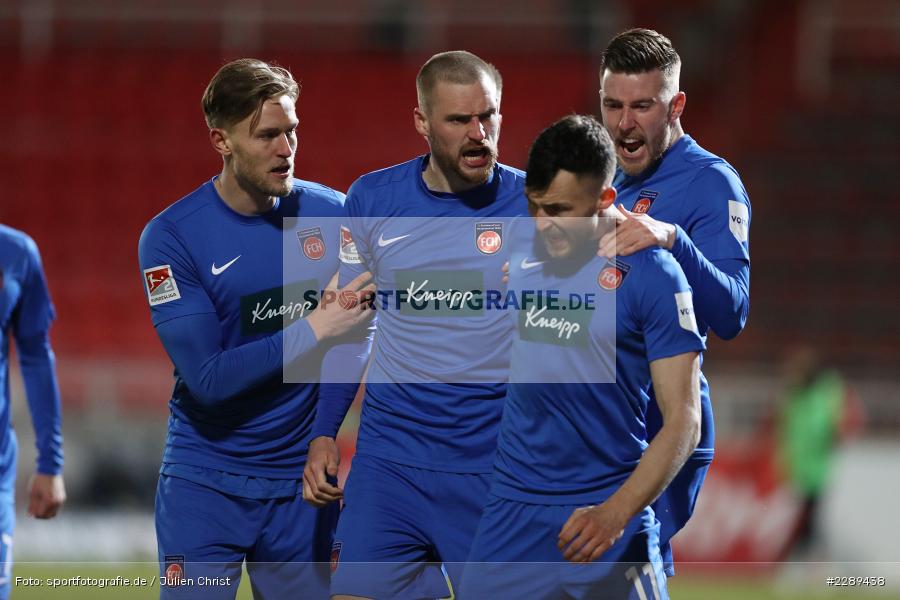 Gestik, Leidenschaft, Freude, Emotionen, Torjubel, Denis Thomalla, FLYERALARM Arena, Würzburg, 05.03.2021, DFL, sport, action, Fussball, Deutschland, März 2021, Saison 2020/2021, FCH, FWK, Bundesliga, 2. Bundesliga, FC Heidenheim 1846, FC Würzburger Kickers - Bild-ID: 2289438 Gestik, Leidenschaft, Freude, Emotionen, Torjubel, Denis Thomalla, FLYERALARM Arena, Würzburg, 05.03.2021, DFL, sport, action, Fussball, Deutschland, März 2021, Saison 2020/2021, FCH, FWK, Bundesliga, 2. Bundesliga, FC Heidenheim 1846, FC Würzburger Kickers - Bild-ID: 2289438