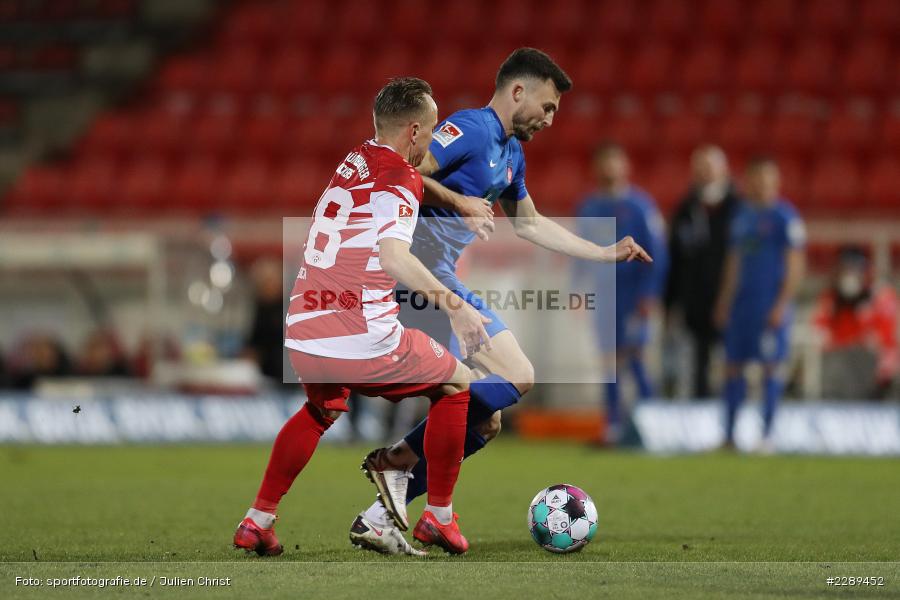 Duell, Arne Feick, Denis Thomalla, FLYERALARM Arena, Würzburg, 05.03.2021, DFL, sport, action, Fussball, Deutschland, März 2021, Saison 2020/2021, FCH, FWK, Bundesliga, 2. Bundesliga, FC Heidenheim 1846, FC Würzburger Kickers - Bild-ID: 2289452 Duell, Arne Feick, Denis Thomalla, FLYERALARM Arena, Würzburg, 05.03.2021, DFL, sport, action, Fussball, Deutschland, März 2021, Saison 2020/2021, FCH, FWK, Bundesliga, 2. Bundesliga, FC Heidenheim 1846, FC Würzburger Kickers - Bild-ID: 2289452