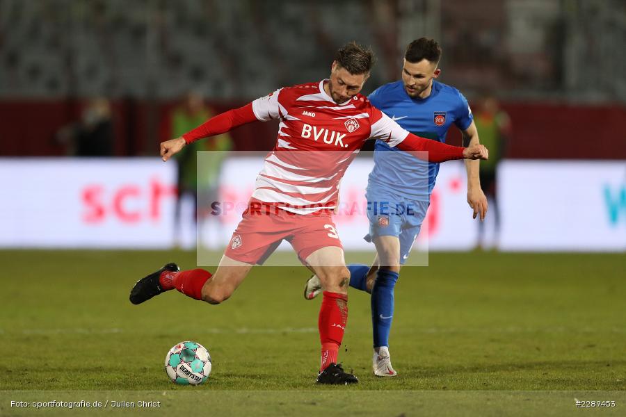 Denis Thomalla, Christian Strohdiek, FLYERALARM Arena, Würzburg, 05.03.2021, DFL, sport, action, Fussball, Deutschland, März 2021, Saison 2020/2021, FCH, FWK, Bundesliga, 2. Bundesliga, FC Heidenheim 1846, FC Würzburger Kickers - Bild-ID: 2289453 Denis Thomalla, Christian Strohdiek, FLYERALARM Arena, Würzburg, 05.03.2021, DFL, sport, action, Fussball, Deutschland, März 2021, Saison 2020/2021, FCH, FWK, Bundesliga, 2. Bundesliga, FC Heidenheim 1846, FC Würzburger Kickers - Bild-ID: 2289453