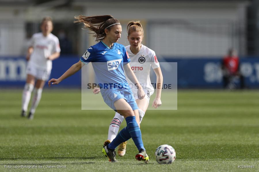 Sjoeke Nüsken, Katharina Naschenweng, Dietmar-Hopp-Stadion, Sinsheim, 07.03.2021, DFL, sport, action, Fussball, Deutschland, März 2021, Saison 2020/2021, SGE, TSG, Bundesliga, FLYERALARM Frauen-Bundesliga, Frauen, FFBL, Eintracht Frankfurt, TSG 1899 Hoffenheim - Bild-ID: 2289483 Sjoeke Nüsken, Katharina Naschenweng, Dietmar-Hopp-Stadion, Sinsheim, 07.03.2021, DFL, sport, action, Fussball, Deutschland, März 2021, Saison 2020/2021, SGE, TSG, Bundesliga, FLYERALARM Frauen-Bundesliga, Frauen, FFBL, Eintracht Frankfurt, TSG 1899 Hoffenheim - Bild-ID: 2289483