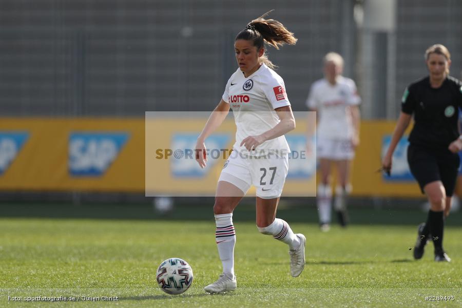 Laura Feiersinger, Dietmar-Hopp-Stadion, Sinsheim, 07.03.2021, DFL, sport, action, Fussball, Deutschland, März 2021, Saison 2020/2021, SGE, TSG, Bundesliga, FLYERALARM Frauen-Bundesliga, Frauen, FFBL, Eintracht Frankfurt, TSG 1899 Hoffenheim - Bild-ID: 2289493 Laura Feiersinger, Dietmar-Hopp-Stadion, Sinsheim, 07.03.2021, DFL, sport, action, Fussball, Deutschland, März 2021, Saison 2020/2021, SGE, TSG, Bundesliga, FLYERALARM Frauen-Bundesliga, Frauen, FFBL, Eintracht Frankfurt, TSG 1899 Hoffenheim - Bild-ID: 2289493