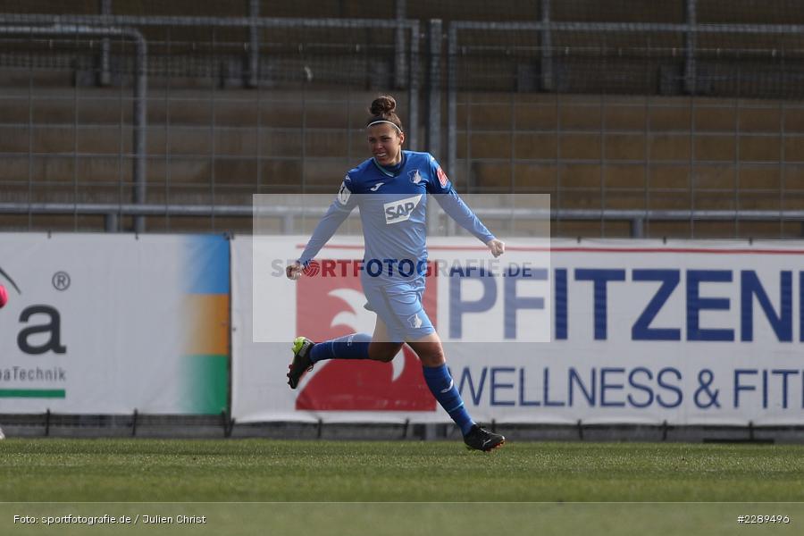 Torjubel, Nicole Billa, Dietmar-Hopp-Stadion, Sinsheim, 07.03.2021, DFL, sport, action, Fussball, Deutschland, März 2021, Saison 2020/2021, SGE, TSG, Bundesliga, FLYERALARM Frauen-Bundesliga, Frauen, FFBL, Eintracht Frankfurt, TSG 1899 Hoffenheim - Bild-ID: 2289496 Torjubel, Nicole Billa, Dietmar-Hopp-Stadion, Sinsheim, 07.03.2021, DFL, sport, action, Fussball, Deutschland, März 2021, Saison 2020/2021, SGE, TSG, Bundesliga, FLYERALARM Frauen-Bundesliga, Frauen, FFBL, Eintracht Frankfurt, TSG 1899 Hoffenheim - Bild-ID: 2289496