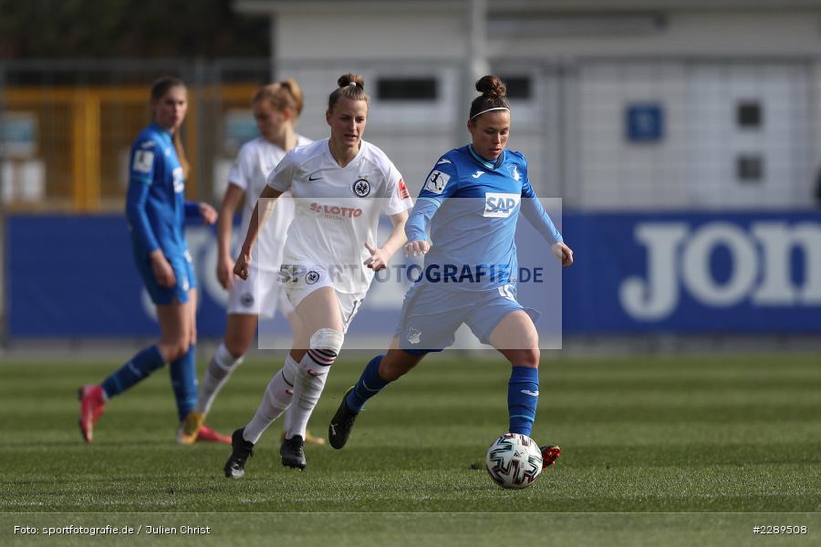 Virginia Kirchberger, Nicole Billa, Dietmar-Hopp-Stadion, Sinsheim, 07.03.2021, DFL, sport, action, Fussball, Deutschland, März 2021, Saison 2020/2021, SGE, TSG, Bundesliga, FLYERALARM Frauen-Bundesliga, Frauen, FFBL, Eintracht Frankfurt, TSG 1899 Hoffenheim - Bild-ID: 2289508 Virginia Kirchberger, Nicole Billa, Dietmar-Hopp-Stadion, Sinsheim, 07.03.2021, DFL, sport, action, Fussball, Deutschland, März 2021, Saison 2020/2021, SGE, TSG, Bundesliga, FLYERALARM Frauen-Bundesliga, Frauen, FFBL, Eintracht Frankfurt, TSG 1899 Hoffenheim - Bild-ID: 2289508