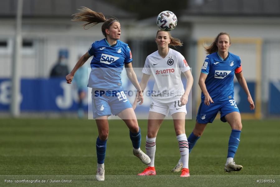 Tabea Waßmuth, Dietmar-Hopp-Stadion, Sinsheim, 07.03.2021, DFL, sport, action, Fussball, Deutschland, März 2021, Saison 2020/2021, SGE, TSG, Bundesliga, FLYERALARM Frauen-Bundesliga, Frauen, FFBL, Eintracht Frankfurt, TSG 1899 Hoffenheim - Bild-ID: 2289536 Tabea Waßmuth, Dietmar-Hopp-Stadion, Sinsheim, 07.03.2021, DFL, sport, action, Fussball, Deutschland, März 2021, Saison 2020/2021, SGE, TSG, Bundesliga, FLYERALARM Frauen-Bundesliga, Frauen, FFBL, Eintracht Frankfurt, TSG 1899 Hoffenheim - Bild-ID: 2289536