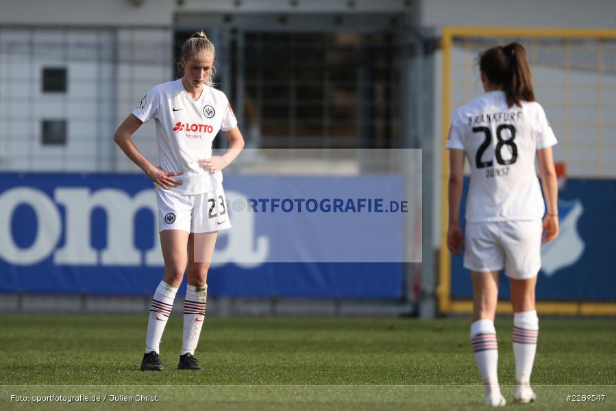 Enttäuscht, Camilla Küver, Dietmar-Hopp-Stadion, Sinsheim, 07.03.2021, DFL, sport, action, Fussball, Deutschland, März 2021, Saison 2020/2021, SGE, TSG, Bundesliga, FLYERALARM Frauen-Bundesliga, Frauen, FFBL, Eintracht Frankfurt, TSG 1899 Hoffenheim - Bild-ID: 2289547 Enttäuscht, Camilla Küver, Dietmar-Hopp-Stadion, Sinsheim, 07.03.2021, DFL, sport, action, Fussball, Deutschland, März 2021, Saison 2020/2021, SGE, TSG, Bundesliga, FLYERALARM Frauen-Bundesliga, Frauen, FFBL, Eintracht Frankfurt, TSG 1899 Hoffenheim - Bild-ID: 2289547
