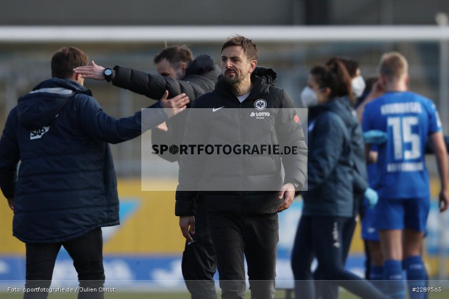 enttäuscht, Niko Arnautis, Dietmar-Hopp-Stadion, Sinsheim, 07.03.2021, DFL, sport, action, Fussball, Deutschland, März 2021, Saison 2020/2021, SGE, TSG, Bundesliga, FLYERALARM Frauen-Bundesliga, Frauen, FFBL, Eintracht Frankfurt, TSG 1899 Hoffenheim - Bild-ID: 2289563 enttäuscht, Niko Arnautis, Dietmar-Hopp-Stadion, Sinsheim, 07.03.2021, DFL, sport, action, Fussball, Deutschland, März 2021, Saison 2020/2021, SGE, TSG, Bundesliga, FLYERALARM Frauen-Bundesliga, Frauen, FFBL, Eintracht Frankfurt, TSG 1899 Hoffenheim - Bild-ID: 2289563