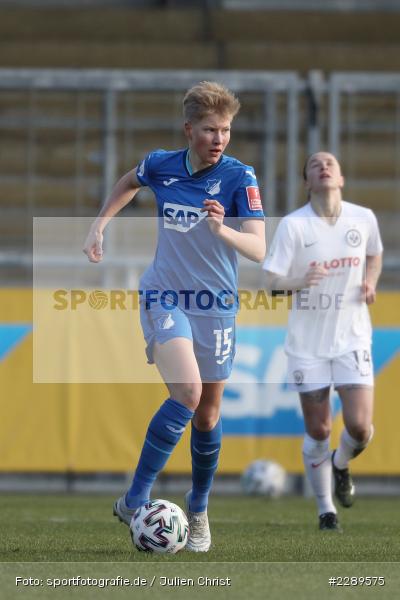 Paulina Krumbiegel, Dietmar-Hopp-Stadion, Sinsheim, 07.03.2021, DFL, sport, action, Fussball, Deutschland, März 2021, Saison 2020/2021, SGE, TSG, Bundesliga, FLYERALARM Frauen-Bundesliga, Frauen, FFBL, Eintracht Frankfurt, TSG 1899 Hoffenheim - Bild-ID: 2289575 Paulina Krumbiegel, Dietmar-Hopp-Stadion, Sinsheim, 07.03.2021, DFL, sport, action, Fussball, Deutschland, März 2021, Saison 2020/2021, SGE, TSG, Bundesliga, FLYERALARM Frauen-Bundesliga, Frauen, FFBL, Eintracht Frankfurt, TSG 1899 Hoffenheim - Bild-ID: 2289575