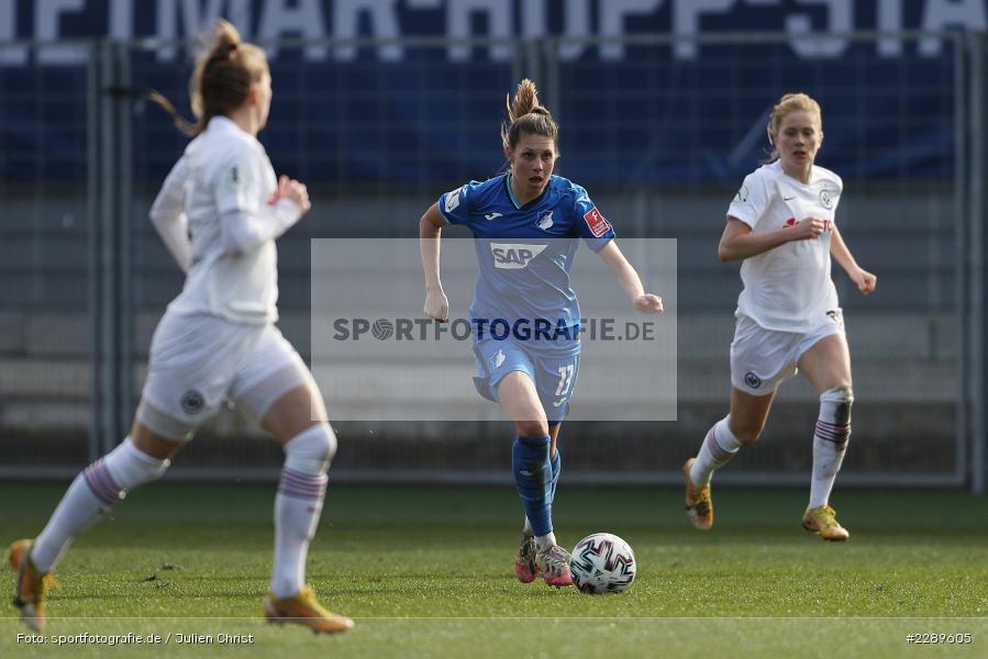 Isabella Hartig, Dietmar-Hopp-Stadion, Sinsheim, 07.03.2021, DFL, sport, action, Fussball, Deutschland, März 2021, Saison 2020/2021, SGE, TSG, Bundesliga, FLYERALARM Frauen-Bundesliga, Frauen, FFBL, Eintracht Frankfurt, TSG 1899 Hoffenheim - Bild-ID: 2289605 Isabella Hartig, Dietmar-Hopp-Stadion, Sinsheim, 07.03.2021, DFL, sport, action, Fussball, Deutschland, März 2021, Saison 2020/2021, SGE, TSG, Bundesliga, FLYERALARM Frauen-Bundesliga, Frauen, FFBL, Eintracht Frankfurt, TSG 1899 Hoffenheim - Bild-ID: 2289605