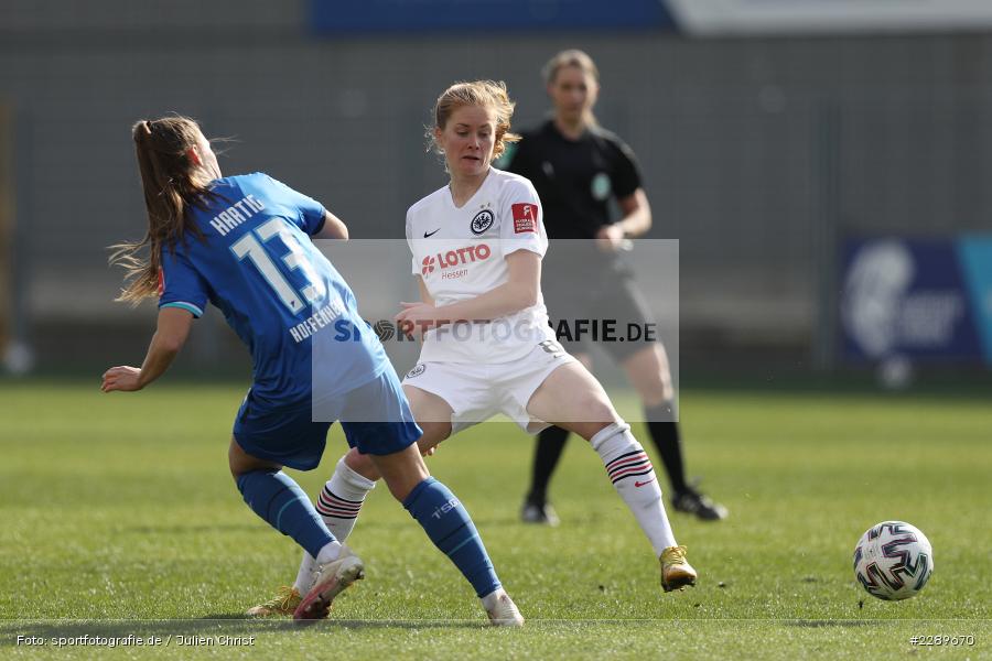 Isabella Hartig, Sjoeke Nüsken, Dietmar-Hopp-Stadion, Sinsheim, 07.03.2021, DFL, sport, action, Fussball, Deutschland, März 2021, Saison 2020/2021, SGE, TSG, Bundesliga, FLYERALARM Frauen-Bundesliga, Frauen, FFBL, Eintracht Frankfurt, TSG 1899 Hoffenheim - Bild-ID: 2289670 Isabella Hartig, Sjoeke Nüsken, Dietmar-Hopp-Stadion, Sinsheim, 07.03.2021, DFL, sport, action, Fussball, Deutschland, März 2021, Saison 2020/2021, SGE, TSG, Bundesliga, FLYERALARM Frauen-Bundesliga, Frauen, FFBL, Eintracht Frankfurt, TSG 1899 Hoffenheim - Bild-ID: 2289670