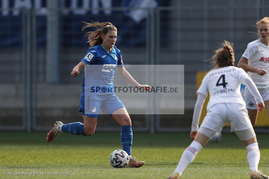 Isabella Hartig, Dietmar-Hopp-Stadion, Sinsheim, 07.03.2021, DFL, sport, action, Fussball, Deutschland, März 2021, Saison 2020/2021, SGE, TSG, Bundesliga, FLYERALARM Frauen-Bundesliga, Frauen, FFBL, Eintracht Frankfurt, TSG 1899 Hoffenheim - Bild-ID: 2289700 Isabella Hartig, Dietmar-Hopp-Stadion, Sinsheim, 07.03.2021, DFL, sport, action, Fussball, Deutschland, März 2021, Saison 2020/2021, SGE, TSG, Bundesliga, FLYERALARM Frauen-Bundesliga, Frauen, FFBL, Eintracht Frankfurt, TSG 1899 Hoffenheim - Bild-ID: 2289700