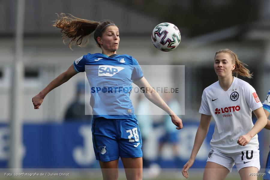 Tabea Waßmuth, Dietmar-Hopp-Stadion, Sinsheim, 07.03.2021, DFL, sport, action, Fussball, Deutschland, März 2021, Saison 2020/2021, SGE, TSG, Bundesliga, FLYERALARM Frauen-Bundesliga, Frauen, FFBL, Eintracht Frankfurt, TSG 1899 Hoffenheim - Bild-ID: 2289701 Tabea Waßmuth, Dietmar-Hopp-Stadion, Sinsheim, 07.03.2021, DFL, sport, action, Fussball, Deutschland, März 2021, Saison 2020/2021, SGE, TSG, Bundesliga, FLYERALARM Frauen-Bundesliga, Frauen, FFBL, Eintracht Frankfurt, TSG 1899 Hoffenheim - Bild-ID: 2289701