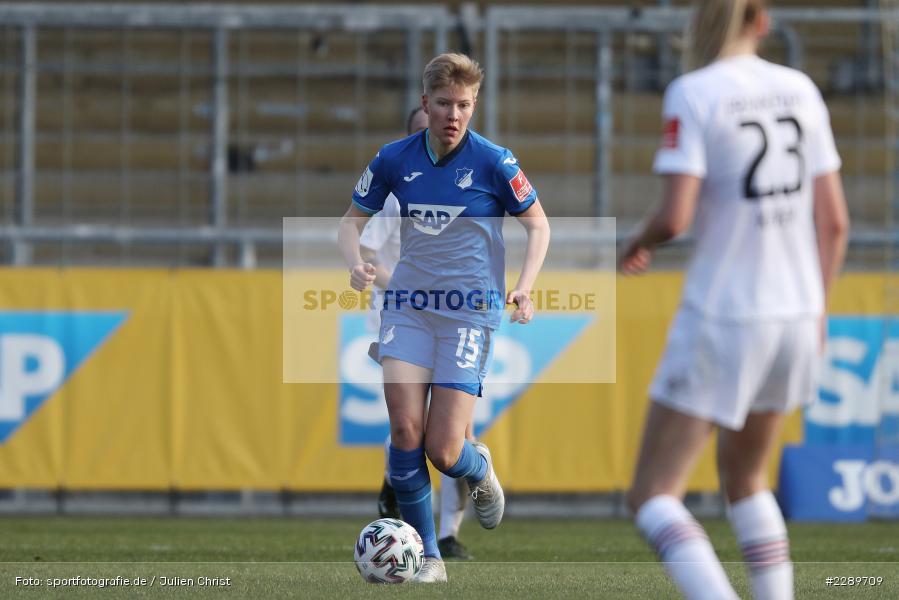 Paulina Krumbiegel, Dietmar-Hopp-Stadion, Sinsheim, 07.03.2021, DFL, sport, action, Fussball, Deutschland, März 2021, Saison 2020/2021, SGE, TSG, Bundesliga, FLYERALARM Frauen-Bundesliga, Frauen, FFBL, Eintracht Frankfurt, TSG 1899 Hoffenheim - Bild-ID: 2289709 Paulina Krumbiegel, Dietmar-Hopp-Stadion, Sinsheim, 07.03.2021, DFL, sport, action, Fussball, Deutschland, März 2021, Saison 2020/2021, SGE, TSG, Bundesliga, FLYERALARM Frauen-Bundesliga, Frauen, FFBL, Eintracht Frankfurt, TSG 1899 Hoffenheim - Bild-ID: 2289709