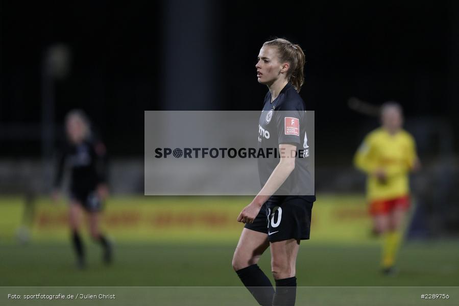 Laura Freigang, Stadion am Brentanobad, Frankfurt, 12.03.2021, DFL, sport, action, Fussball, Deutschland, März 2021, Saison 2020/2021, SVM, SGE, Bundesliga, FLYERALARM Frauen-Bundesliga, Frauen, FFBL, SV Meppen, Eintracht Frankfurt - Bild-ID: 2289756