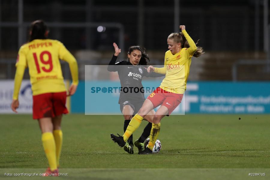 Vivien Endemann, #Letícia Santos de Oliveira, Stadion am Brentanobad, Frankfurt, 12.03.2021, DFL, sport, action, Fussball, Deutschland, März 2021, Saison 2020/2021, SVM, SGE, Bundesliga, FLYERALARM Frauen-Bundesliga, Frauen, FFBL, SV Meppen, Eintracht Frankfurt - Bild-ID: 2289765 Vivien Endemann, #Letícia Santos de Oliveira, Stadion am Brentanobad, Frankfurt, 12.03.2021, DFL, sport, action, Fussball, Deutschland, März 2021, Saison 2020/2021, SVM, SGE, Bundesliga, FLYERALARM Frauen-Bundesliga, Frauen, FFBL, SV Meppen, Eintracht Frankfurt - Bild-ID: 2289765