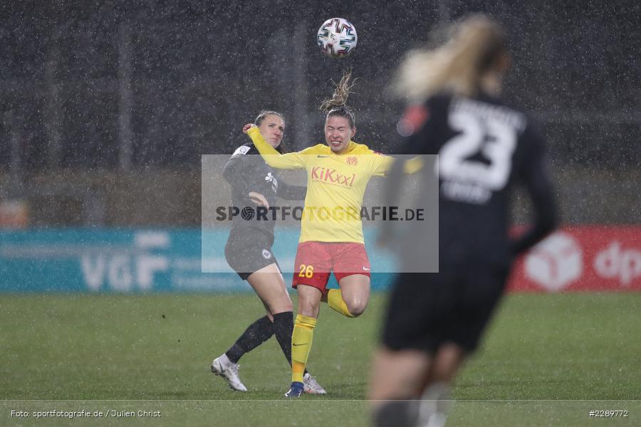 Lynn Rahel Gismann, Stadion am Brentanobad, Frankfurt, 12.03.2021, DFL, sport, action, Fussball, Deutschland, März 2021, Saison 2020/2021, SVM, SGE, Bundesliga, FLYERALARM Frauen-Bundesliga, Frauen, FFBL, SV Meppen, Eintracht Frankfurt - Bild-ID: 2289772