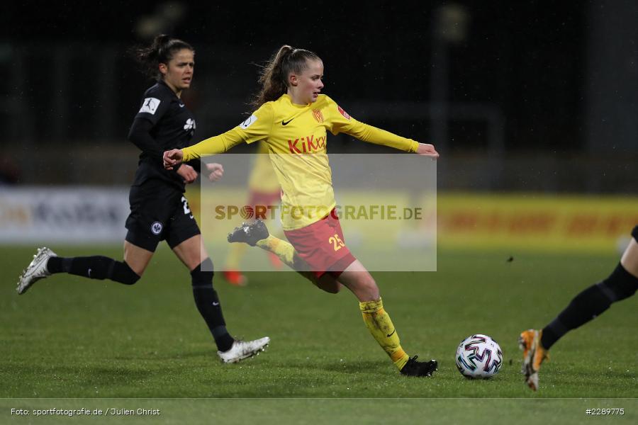 Vivien Endemann, Stadion am Brentanobad, Frankfurt, 12.03.2021, DFL, sport, action, Fussball, Deutschland, März 2021, Saison 2020/2021, SVM, SGE, Bundesliga, FLYERALARM Frauen-Bundesliga, Frauen, FFBL, SV Meppen, Eintracht Frankfurt - Bild-ID: 2289775