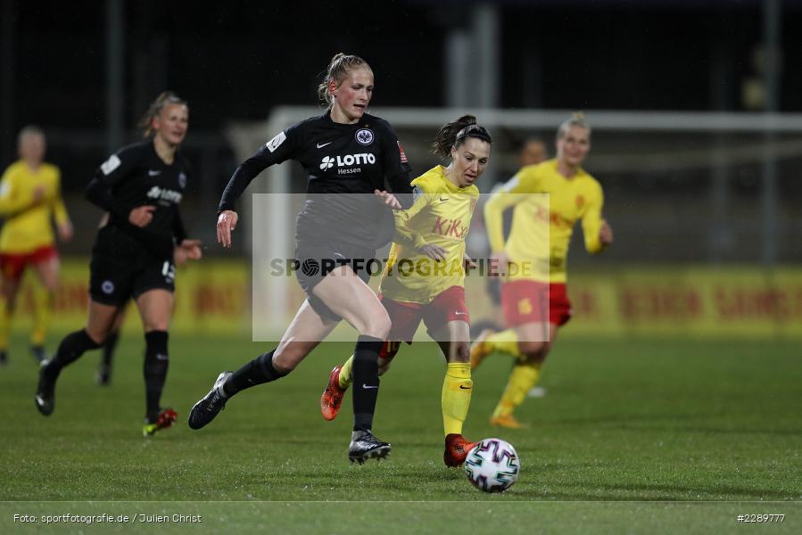 Lisa Josten, Camilla Küver, Stadion am Brentanobad, Frankfurt, 12.03.2021, DFL, sport, action, Fussball, Deutschland, März 2021, Saison 2020/2021, SVM, SGE, Bundesliga, FLYERALARM Frauen-Bundesliga, Frauen, FFBL, SV Meppen, Eintracht Frankfurt - Bild-ID: 2289777