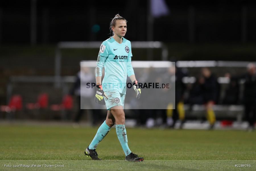 Merle Frohms, Stadion am Brentanobad, Frankfurt, 12.03.2021, DFL, sport, action, Fussball, Deutschland, März 2021, Saison 2020/2021, SVM, SGE, Bundesliga, FLYERALARM Frauen-Bundesliga, Frauen, FFBL, SV Meppen, Eintracht Frankfurt - Bild-ID: 2289796