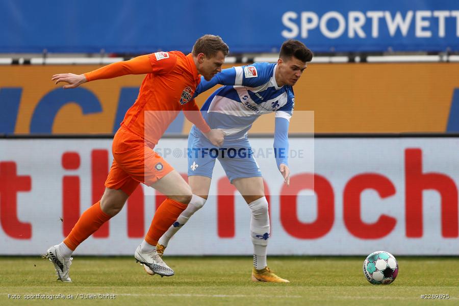 Steve Breitkreuz, Mathias Honsak, Merck-Stadion, Darmstadt, 13.03.2021, DFL, sport, action, Fussball, Deutschland, März 2021, Saison 2020/2021, FCE, D98, Bundesliga, 2. Bundesliga, FC Erzgebirge Aue, SV Darmstadt 98 - Bild-ID: 2289895 Steve Breitkreuz, Mathias Honsak, Merck-Stadion, Darmstadt, 13.03.2021, DFL, sport, action, Fussball, Deutschland, März 2021, Saison 2020/2021, FCE, D98, Bundesliga, 2. Bundesliga, FC Erzgebirge Aue, SV Darmstadt 98 - Bild-ID: 2289895