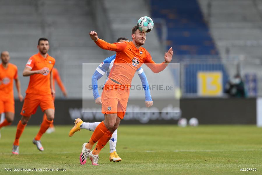 Florian Ballas, Merck-Stadion, Darmstadt, 13.03.2021, DFL, sport, action, Fussball, Deutschland, März 2021, Saison 2020/2021, FCE, D98, Bundesliga, 2. Bundesliga, FC Erzgebirge Aue, SV Darmstadt 98 - Bild-ID: 2289908