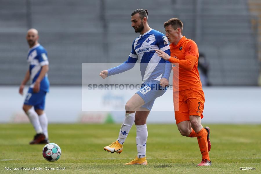 Gaëtan Bussmann, Serdar Dursun, Merck-Stadion, Darmstadt, 13.03.2021, DFL, sport, action, Fussball, Deutschland, März 2021, Saison 2020/2021, FCE, D98, Bundesliga, 2. Bundesliga, FC Erzgebirge Aue, SV Darmstadt 98 - Bild-ID: 2289914 Gaëtan Bussmann, Serdar Dursun, Merck-Stadion, Darmstadt, 13.03.2021, DFL, sport, action, Fussball, Deutschland, März 2021, Saison 2020/2021, FCE, D98, Bundesliga, 2. Bundesliga, FC Erzgebirge Aue, SV Darmstadt 98 - Bild-ID: 2289914