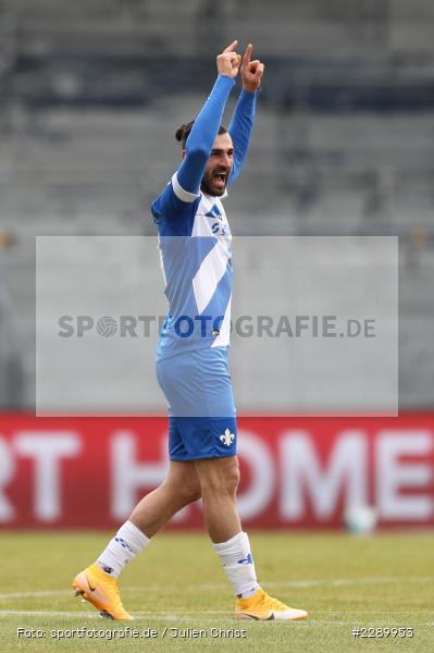 Hattrick, Torjubel, Serdar Dursun, Merck-Stadion, Darmstadt, 13.03.2021, DFL, sport, action, Fussball, Deutschland, März 2021, Saison 2020/2021, FCE, D98, Bundesliga, 2. Bundesliga, FC Erzgebirge Aue, SV Darmstadt 98 - Bild-ID: 2289953 Hattrick, Torjubel, Serdar Dursun, Merck-Stadion, Darmstadt, 13.03.2021, DFL, sport, action, Fussball, Deutschland, März 2021, Saison 2020/2021, FCE, D98, Bundesliga, 2. Bundesliga, FC Erzgebirge Aue, SV Darmstadt 98 - Bild-ID: 2289953