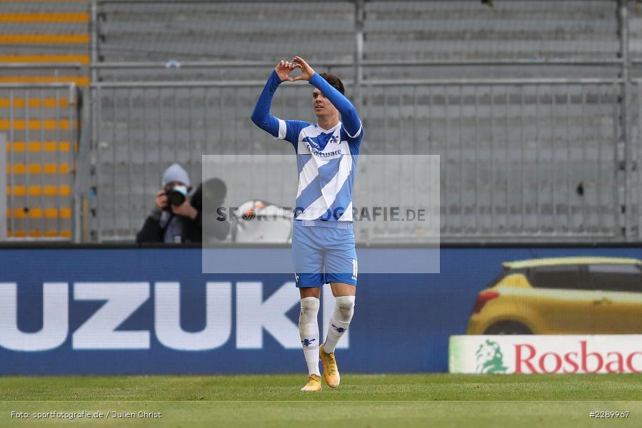Gestik, Jubel, Mathias Honsak, Merck-Stadion, Darmstadt, 13.03.2021, DFL, sport, action, Fussball, Deutschland, März 2021, Saison 2020/2021, FCE, D98, Bundesliga, 2. Bundesliga, FC Erzgebirge Aue, SV Darmstadt 98 - Bild-ID: 2289967 Gestik, Jubel, Mathias Honsak, Merck-Stadion, Darmstadt, 13.03.2021, DFL, sport, action, Fussball, Deutschland, März 2021, Saison 2020/2021, FCE, D98, Bundesliga, 2. Bundesliga, FC Erzgebirge Aue, SV Darmstadt 98 - Bild-ID: 2289967
