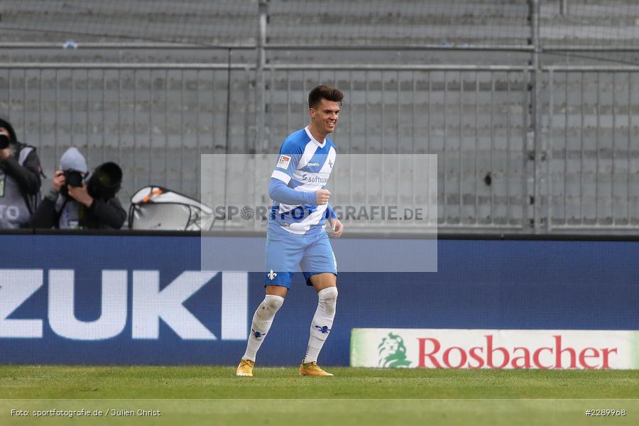 Torjubel, Mathias Honsak, Merck-Stadion, Darmstadt, 13.03.2021, DFL, sport, action, Fussball, Deutschland, März 2021, Saison 2020/2021, FCE, D98, Bundesliga, 2. Bundesliga, FC Erzgebirge Aue, SV Darmstadt 98 - Bild-ID: 2289968 Torjubel, Mathias Honsak, Merck-Stadion, Darmstadt, 13.03.2021, DFL, sport, action, Fussball, Deutschland, März 2021, Saison 2020/2021, FCE, D98, Bundesliga, 2. Bundesliga, FC Erzgebirge Aue, SV Darmstadt 98 - Bild-ID: 2289968
