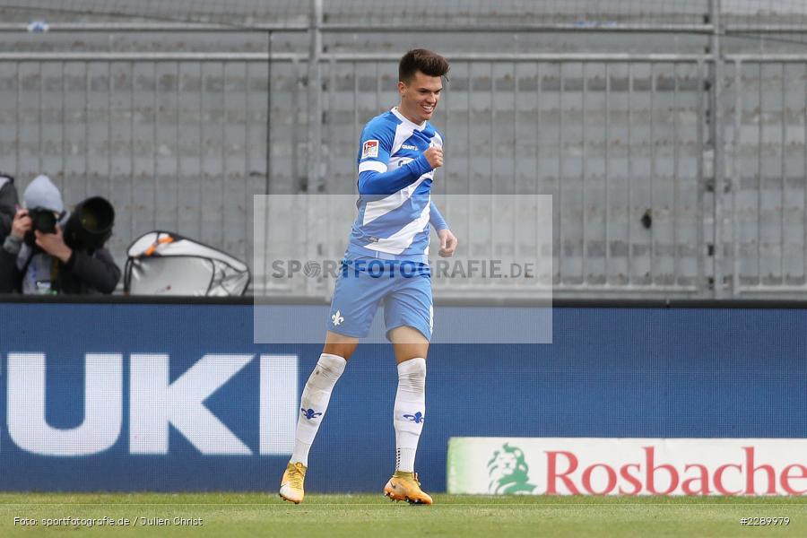Torjubel, Mathias Honsak, Merck-Stadion, Darmstadt, 13.03.2021, DFL, sport, action, Fussball, Deutschland, März 2021, Saison 2020/2021, FCE, D98, Bundesliga, 2. Bundesliga, FC Erzgebirge Aue, SV Darmstadt 98 - Bild-ID: 2289979 Torjubel, Mathias Honsak, Merck-Stadion, Darmstadt, 13.03.2021, DFL, sport, action, Fussball, Deutschland, März 2021, Saison 2020/2021, FCE, D98, Bundesliga, 2. Bundesliga, FC Erzgebirge Aue, SV Darmstadt 98 - Bild-ID: 2289979