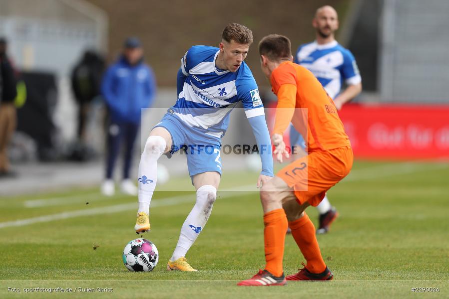 Gaëtan Bussmann, Tim Skarke, Merck-Stadion, Darmstadt, 13.03.2021, DFL, sport, action, Fussball, Deutschland, März 2021, Saison 2020/2021, FCE, D98, Bundesliga, 2. Bundesliga, FC Erzgebirge Aue, SV Darmstadt 98 - Bild-ID: 2290026 Gaëtan Bussmann, Tim Skarke, Merck-Stadion, Darmstadt, 13.03.2021, DFL, sport, action, Fussball, Deutschland, März 2021, Saison 2020/2021, FCE, D98, Bundesliga, 2. Bundesliga, FC Erzgebirge Aue, SV Darmstadt 98 - Bild-ID: 2290026
