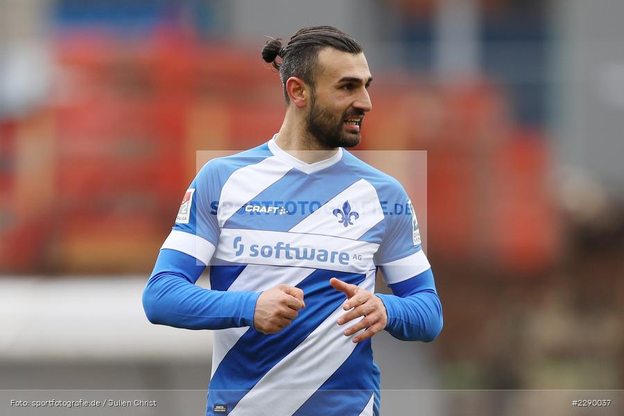 Serdar Dursun, Merck-Stadion, Darmstadt, 13.03.2021, DFL, sport, action, Fussball, Deutschland, März 2021, Saison 2020/2021, FCE, D98, Bundesliga, 2. Bundesliga, FC Erzgebirge Aue, SV Darmstadt 98 - Bild-ID: 2290037 Serdar Dursun, Merck-Stadion, Darmstadt, 13.03.2021, DFL, sport, action, Fussball, Deutschland, März 2021, Saison 2020/2021, FCE, D98, Bundesliga, 2. Bundesliga, FC Erzgebirge Aue, SV Darmstadt 98 - Bild-ID: 2290037