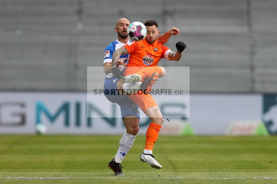 Calogero Rizzuto, Patrick Herrmann, Merck-Stadion, Darmstadt, 13.03.2021, DFL, sport, action, Fussball, Deutschland, März 2021, Saison 2020/2021, FCE, D98, Bundesliga, 2. Bundesliga, FC Erzgebirge Aue, SV Darmstadt 98 - Bild-ID: 2290042 Calogero Rizzuto, Patrick Herrmann, Merck-Stadion, Darmstadt, 13.03.2021, DFL, sport, action, Fussball, Deutschland, März 2021, Saison 2020/2021, FCE, D98, Bundesliga, 2. Bundesliga, FC Erzgebirge Aue, SV Darmstadt 98 - Bild-ID: 2290042