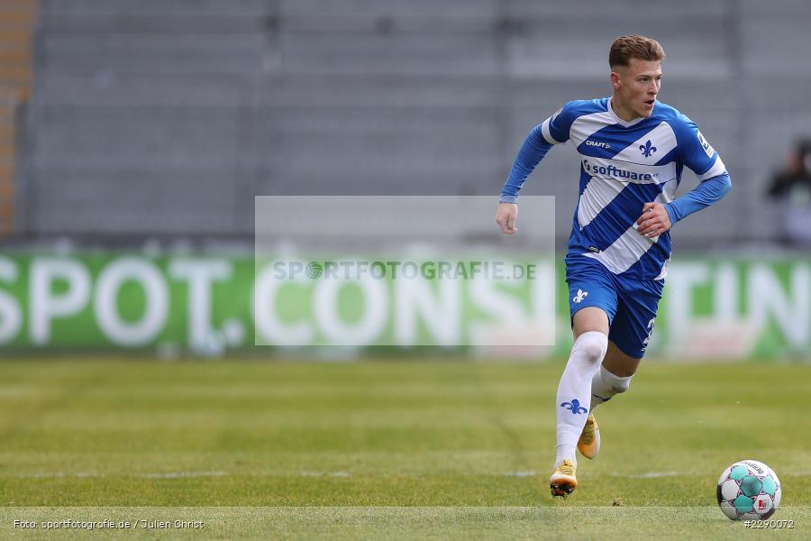 Tim Skarke, Merck-Stadion, Darmstadt, 13.03.2021, DFL, sport, action, Fussball, Deutschland, März 2021, Saison 2020/2021, FCE, D98, Bundesliga, 2. Bundesliga, FC Erzgebirge Aue, SV Darmstadt 98 - Bild-ID: 2290072