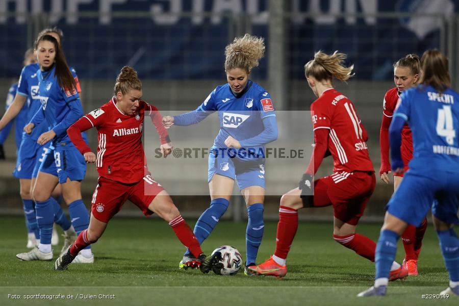 Lea Schüller, Linda Dallmann, Luana Bühler, Dietmar-Hopp-Stadion, Sinsheim, 19.03.2021, DFL, sport, action, Fussball, Deutschland, März 2021, Saison 2020/2021, FCB, TSG, Frauen, Viertelfinale, DFB-Pokal, DFB, FC Bayern München, TSG 1899 Hoffenheim - Bild-ID: 2290149 Lea Schüller, Linda Dallmann, Luana Bühler, Dietmar-Hopp-Stadion, Sinsheim, 19.03.2021, DFL, sport, action, Fussball, Deutschland, März 2021, Saison 2020/2021, FCB, TSG, Frauen, Viertelfinale, DFB-Pokal, DFB, FC Bayern München, TSG 1899 Hoffenheim - Bild-ID: 2290149