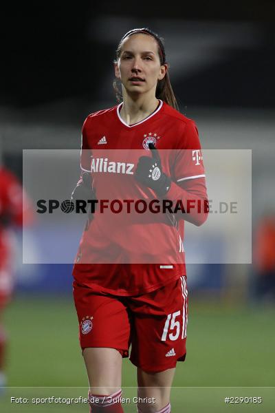 Ivana Rudelić, Dietmar-Hopp-Stadion, Sinsheim, 19.03.2021, DFL, sport, action, Fussball, Deutschland, März 2021, Saison 2020/2021, FCB, TSG, Frauen, Viertelfinale, DFB-Pokal, DFB, FC Bayern München, TSG 1899 Hoffenheim - Bild-ID: 2290185