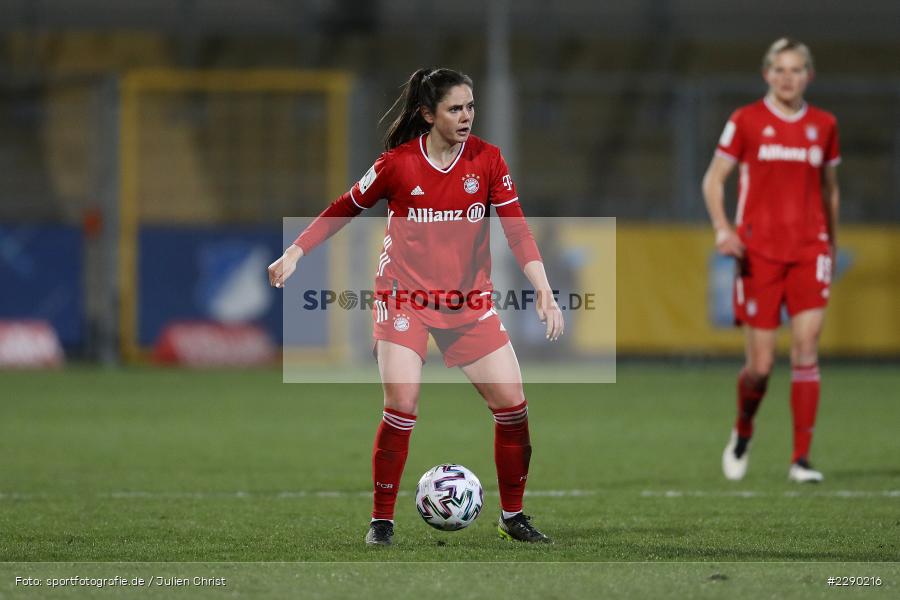 Sarah Zadrazil, Dietmar-Hopp-Stadion, Sinsheim, 19.03.2021, DFL, sport, action, Fussball, Deutschland, März 2021, Saison 2020/2021, FCB, TSG, Frauen, Viertelfinale, DFB-Pokal, DFB, FC Bayern München, TSG 1899 Hoffenheim - Bild-ID: 2290216 Sarah Zadrazil, Dietmar-Hopp-Stadion, Sinsheim, 19.03.2021, DFL, sport, action, Fussball, Deutschland, März 2021, Saison 2020/2021, FCB, TSG, Frauen, Viertelfinale, DFB-Pokal, DFB, FC Bayern München, TSG 1899 Hoffenheim - Bild-ID: 2290216