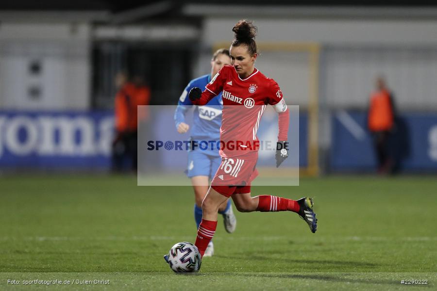 Ballbesitz, Lina Magull, Dietmar-Hopp-Stadion, Sinsheim, 19.03.2021, DFL, sport, action, Fussball, Deutschland, März 2021, Saison 2020/2021, FCB, TSG, Frauen, Viertelfinale, DFB-Pokal, DFB, FC Bayern München, TSG 1899 Hoffenheim - Bild-ID: 2290222 Ballbesitz, Lina Magull, Dietmar-Hopp-Stadion, Sinsheim, 19.03.2021, DFL, sport, action, Fussball, Deutschland, März 2021, Saison 2020/2021, FCB, TSG, Frauen, Viertelfinale, DFB-Pokal, DFB, FC Bayern München, TSG 1899 Hoffenheim - Bild-ID: 2290222