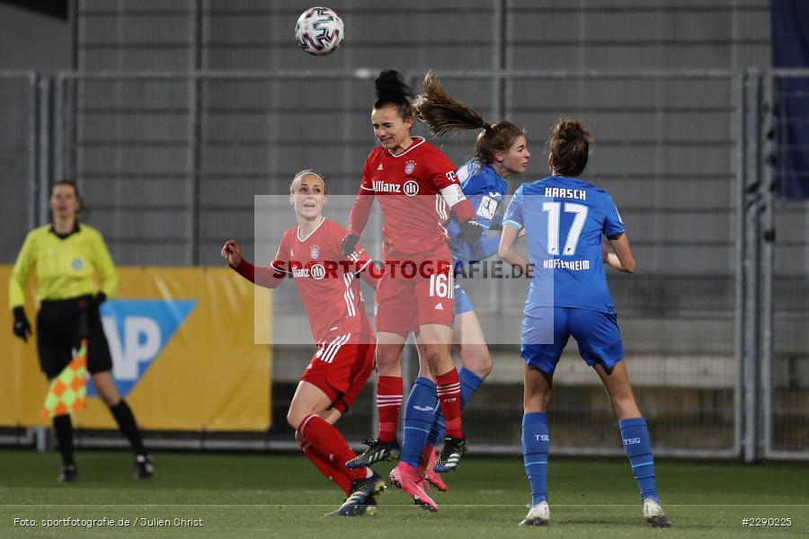 Jule Brand, Lina Magull, Dietmar-Hopp-Stadion, Sinsheim, 19.03.2021, DFL, sport, action, Fussball, Deutschland, März 2021, Saison 2020/2021, FCB, TSG, Frauen, Viertelfinale, DFB-Pokal, DFB, FC Bayern München, TSG 1899 Hoffenheim - Bild-ID: 2290225 Jule Brand, Lina Magull, Dietmar-Hopp-Stadion, Sinsheim, 19.03.2021, DFL, sport, action, Fussball, Deutschland, März 2021, Saison 2020/2021, FCB, TSG, Frauen, Viertelfinale, DFB-Pokal, DFB, FC Bayern München, TSG 1899 Hoffenheim - Bild-ID: 2290225