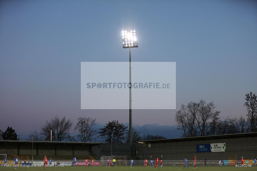 Flutlicht, Ambiente, Spielszene, Dietmar-Hopp-Stadion, Sinsheim, 20.03.2021, DFL, sport, action, Fussball, Deutschland, März 2021, Saison 2020/2021, FCB, TSG, Frauen, Viertelfinale, DFB-Pokal, DFB, FC Bayern München, TSG 1899 Hoffenheim - Bild-ID: 2290248 Flutlicht, Ambiente, Spielszene, Dietmar-Hopp-Stadion, Sinsheim, 20.03.2021, DFL, sport, action, Fussball, Deutschland, März 2021, Saison 2020/2021, FCB, TSG, Frauen, Viertelfinale, DFB-Pokal, DFB, FC Bayern München, TSG 1899 Hoffenheim - Bild-ID: 2290248